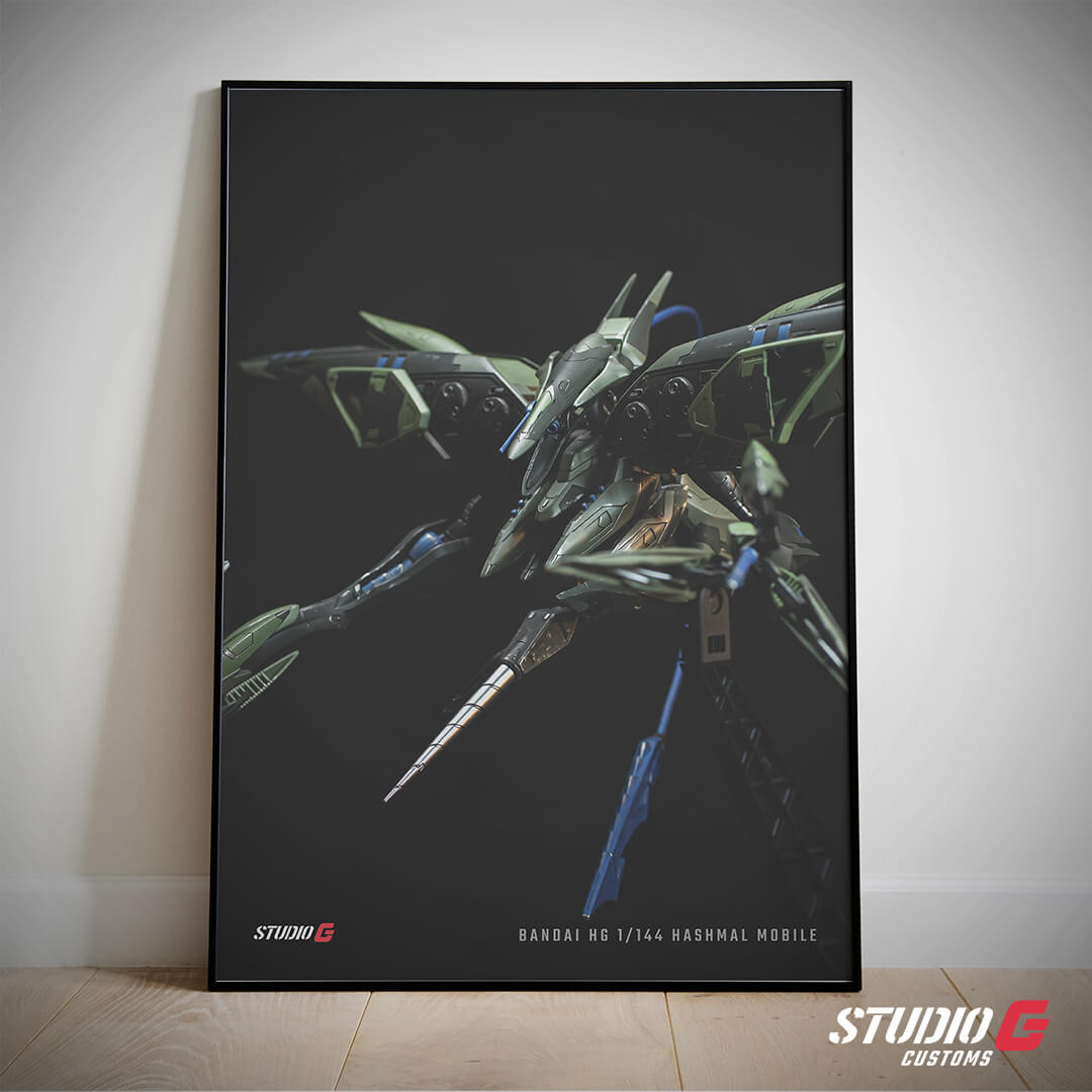 HG 1/144 Gundam Hashmal B2 Printable Wallpaper