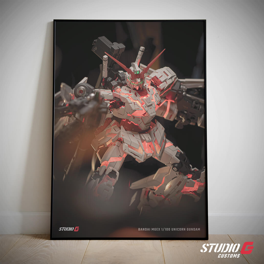 MG 1/100 Unicorn Gundam B2 Printable Wallpaper
